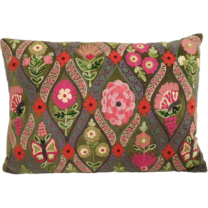Decorative cushion Jolina embroidered