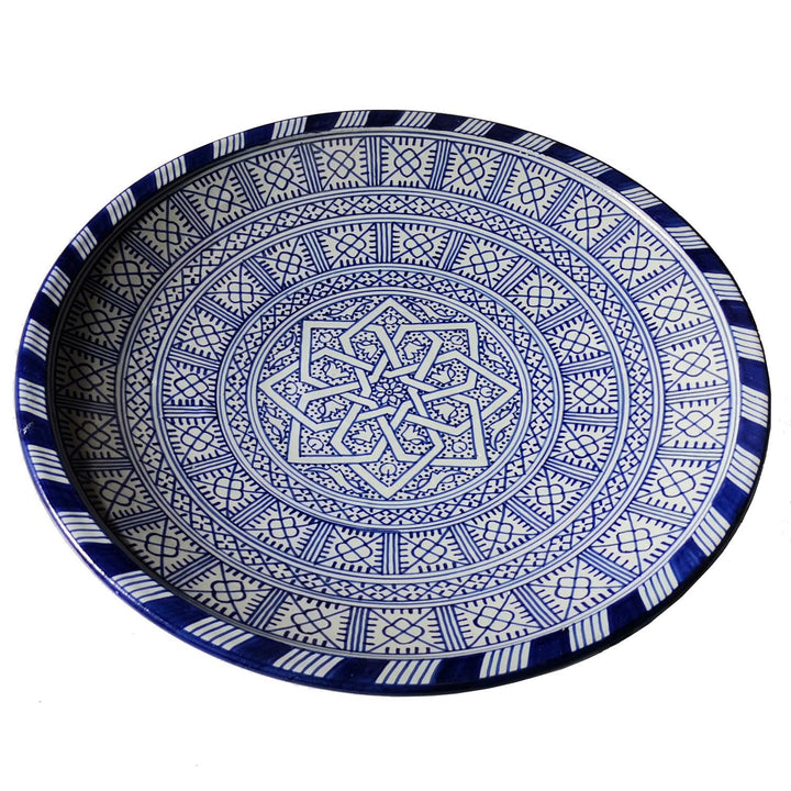 Hand-painted ceramic bowl F043 from Morocco
