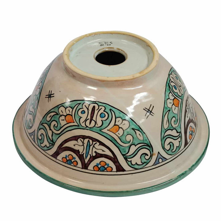 Moroccan ceramic sink Fes51