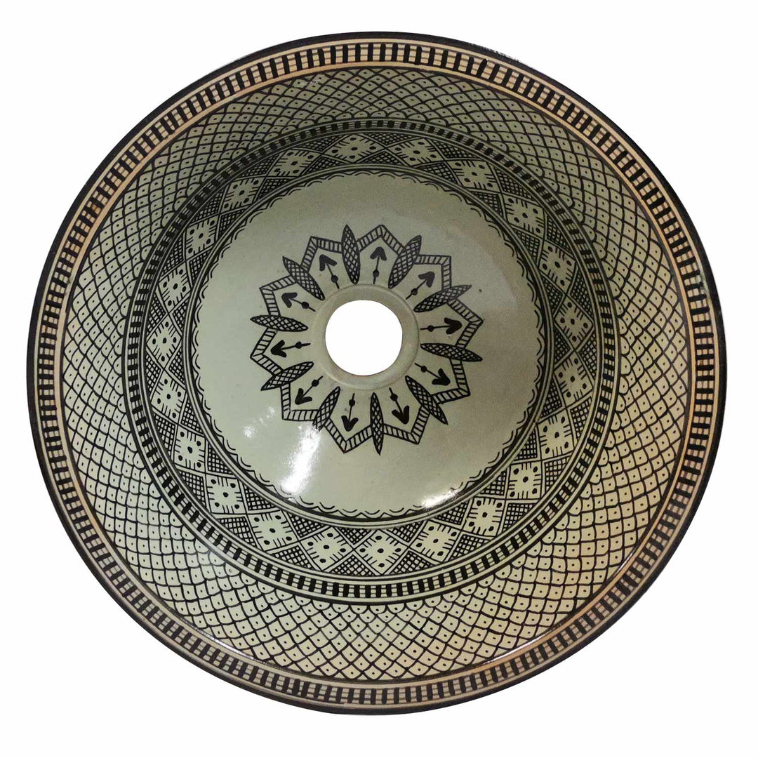 Moroccan ceramic sink Fes141