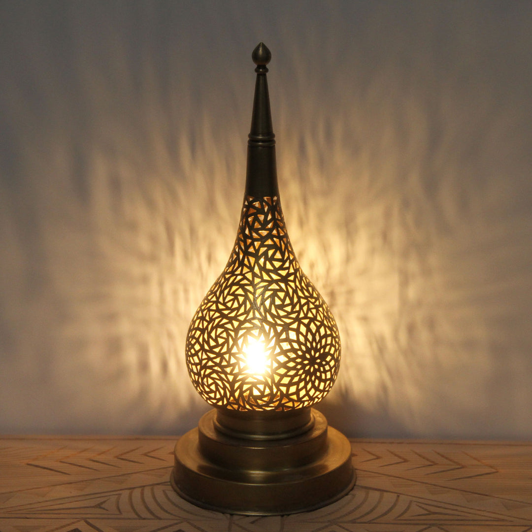 Marokkaanse koperen lamp Duru