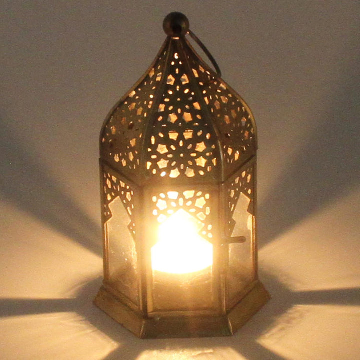 Oriental glass lantern Nael Transparent
