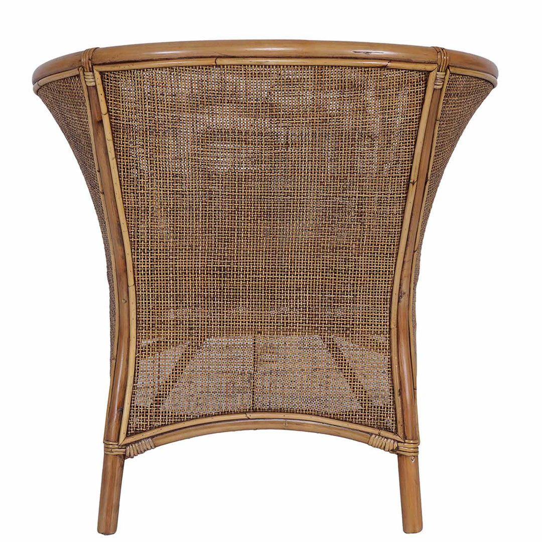 Rotan fauteuil Sumatra bruin