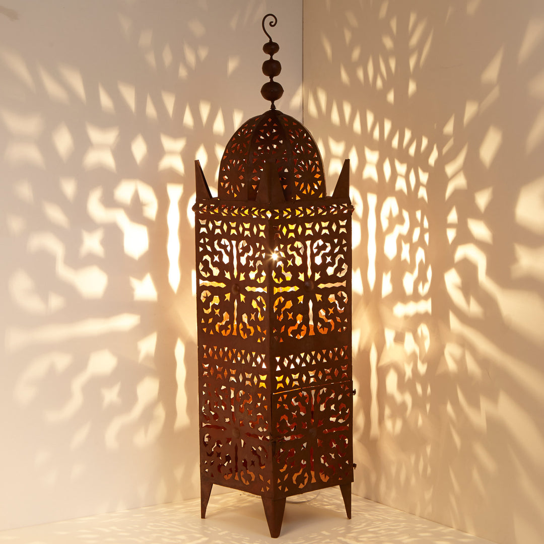 Moroccan iron lantern Firyal H136