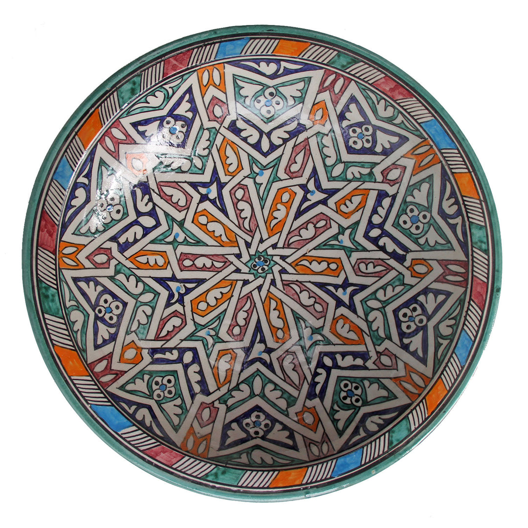 hand-painted ceramic bowl from Morocco F024