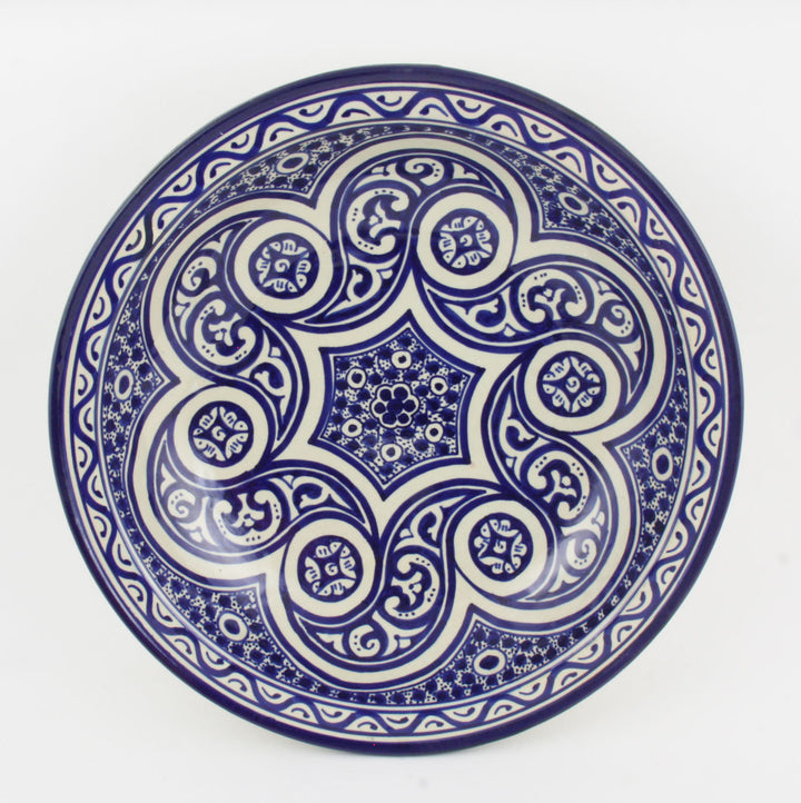 Handgeschilderde keramische kom uit Marokko F017