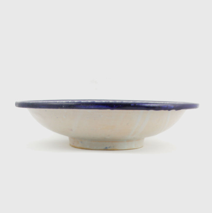 hand-painted ceramic bowl from Morocco F014