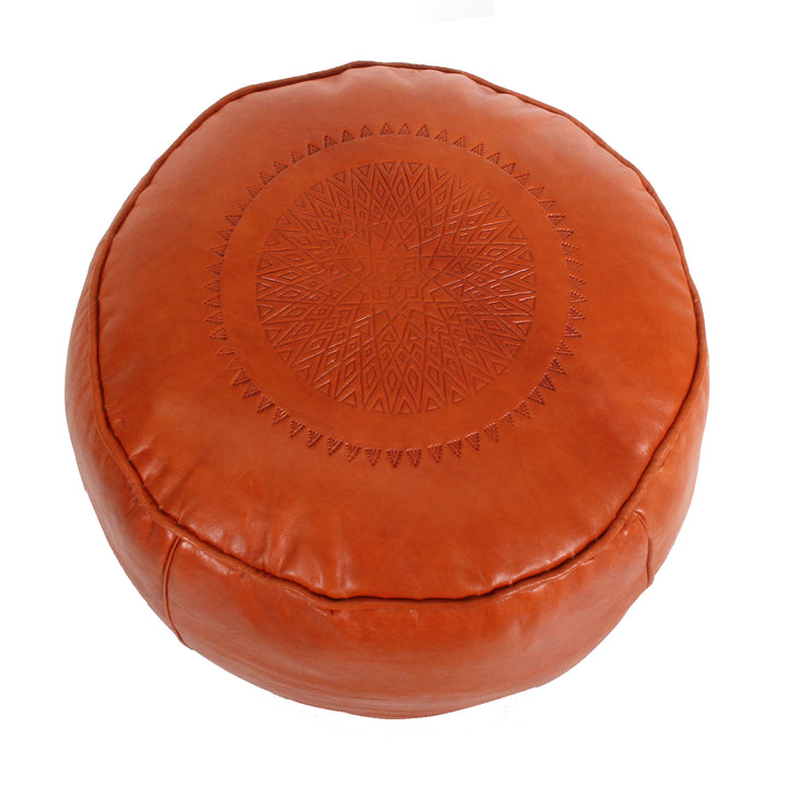 Oriental leather seat cushion Rachida