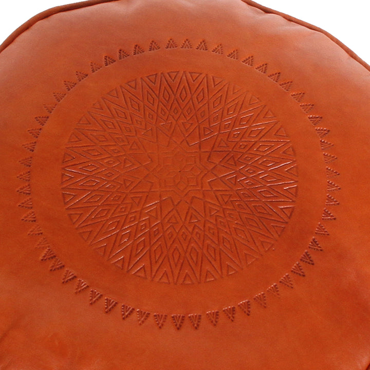 Oriental leather seat cushion Rachida