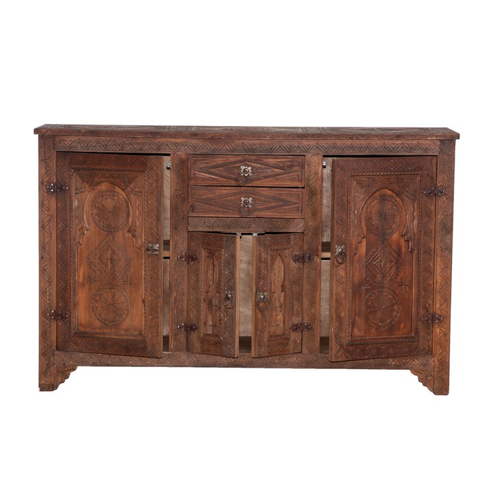 Moroccan wooden chest of drawers "Hayam"