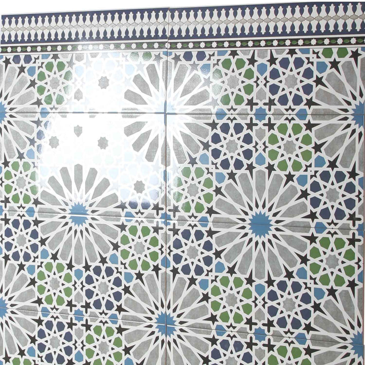 Moroccan wall tiles Medina