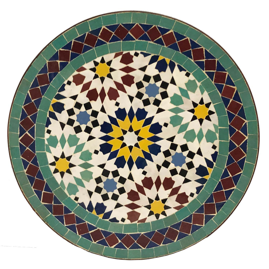 Mosaic side table Ø45cm Ankabut