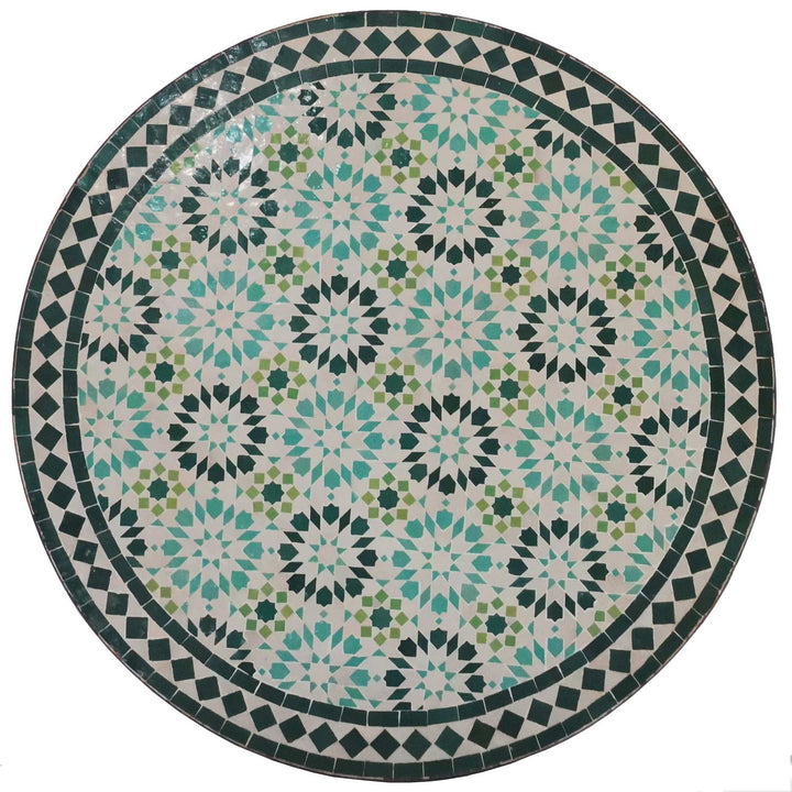 Mosaic table D90 Ankabut turquoise