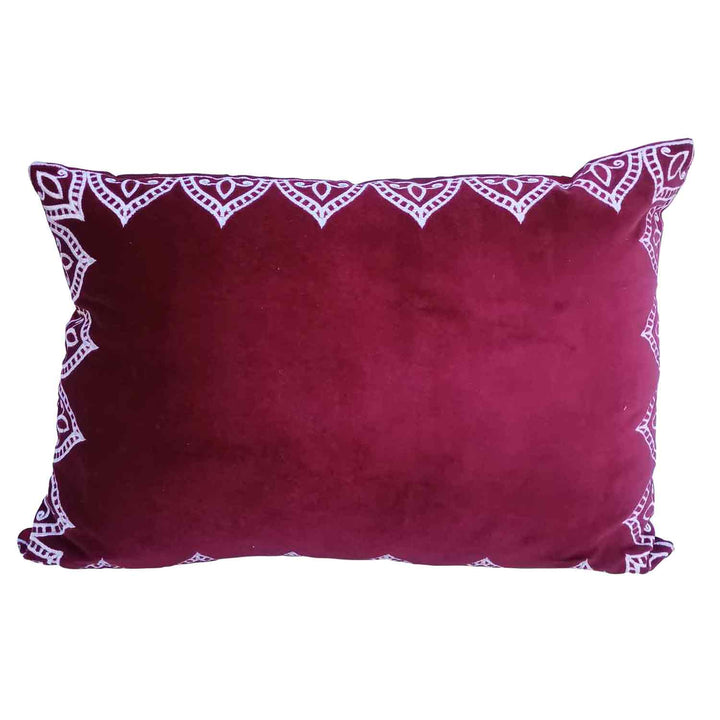 Moroccan velvet cushion Luka
