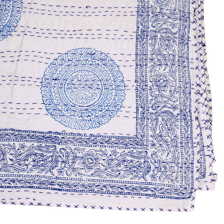 Oriental Kantha bedspread