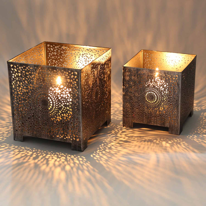 Oriental lantern Fez set of 2