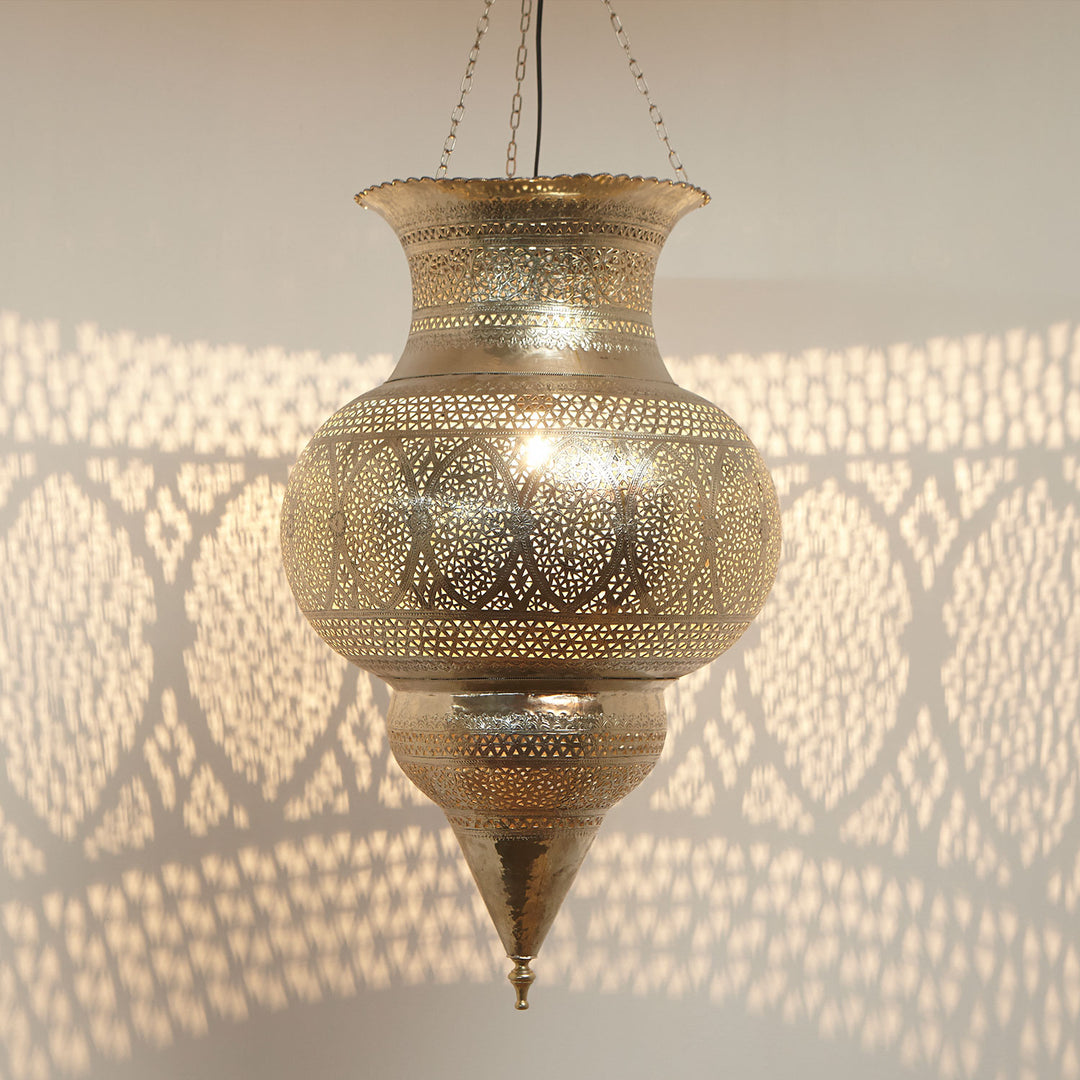 Oriental silver lamp Aleyna