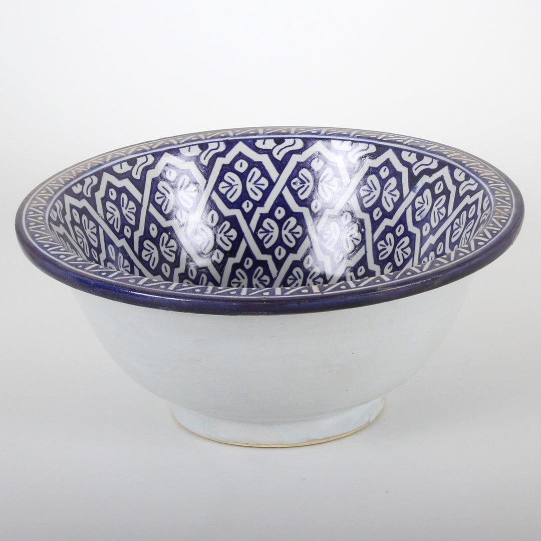 Oriental hand-painted ceramic washbasin Fes118