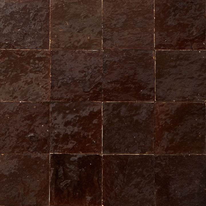 Cellular tiles brown