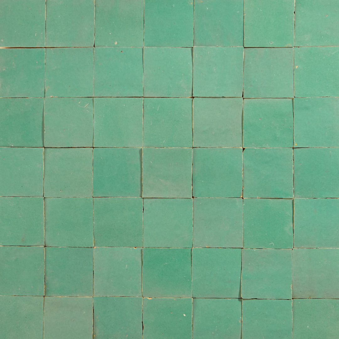 Cellular tiles light green