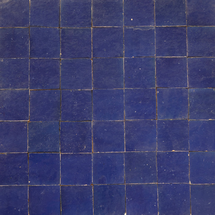 Cellular tiles navy blue